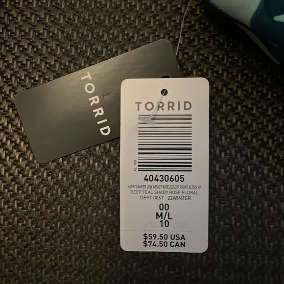 Torrid Happy Camper Sports Bra NWT - Picture 11 of 12